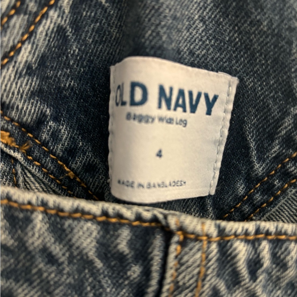 Old Navy Blue Denim Overalls - Picture 3 of 7
